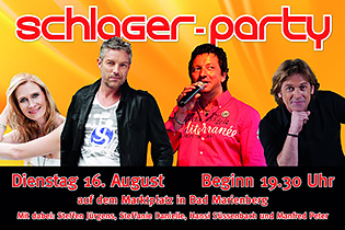 Schlagerparty Bad Marienberg
